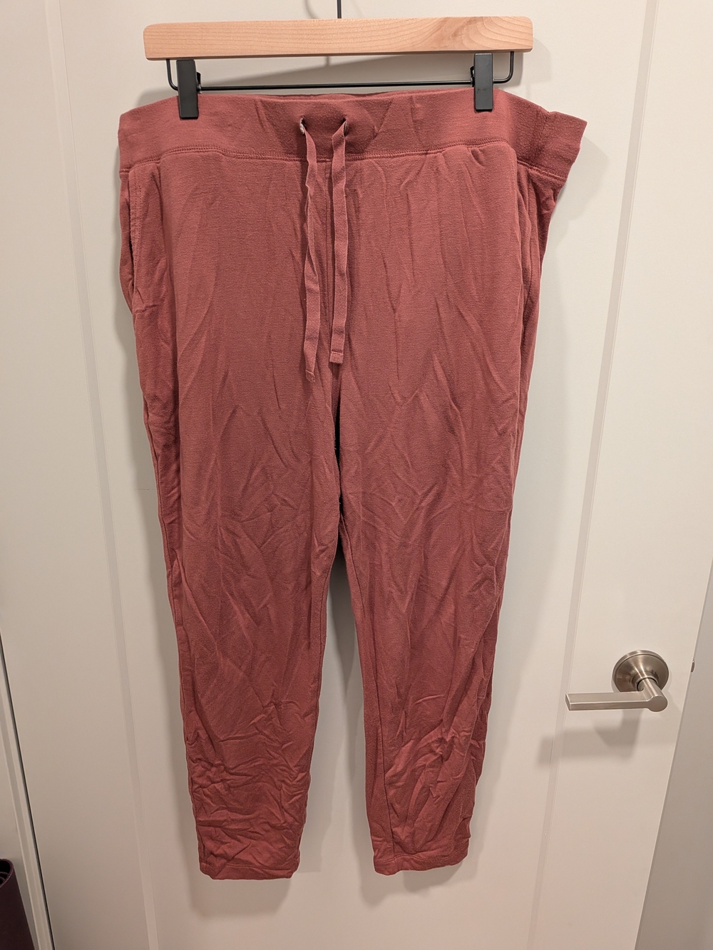 LOFT Dusty Rose Drawstring Jogger Pants